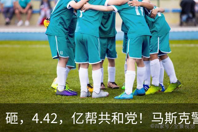 砸，4.42，亿帮共和党！马斯克警告：若民主党大胜，美国游戏将结束